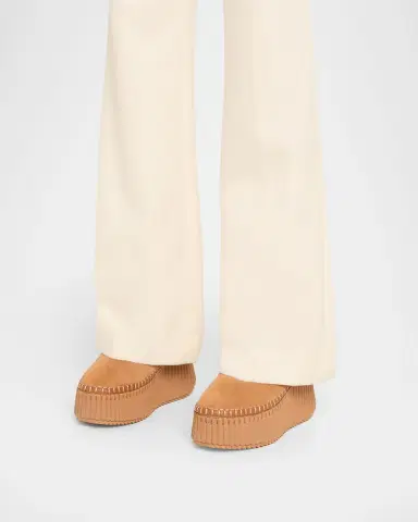 Chloé Nama Suede Shearling-Lined Platform Clogs | Thumbnail 6 Chloé Nama Suede Shearling-Lined Platform Clogs | Thumbnail 6