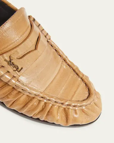 Saint Laurent Le Loafer Eel Leather Penny Loafers | Thumbnail 5 Saint Laurent Le Loafer Eel Leather Penny Loafers | Thumbnail 5
