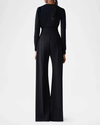 Carolina Herrera Pearly Collar Silk-Cotton Sweater | Thumbnail 9 Carolina Herrera Pearly Collar Silk-Cotton Sweater | Thumbnail 9