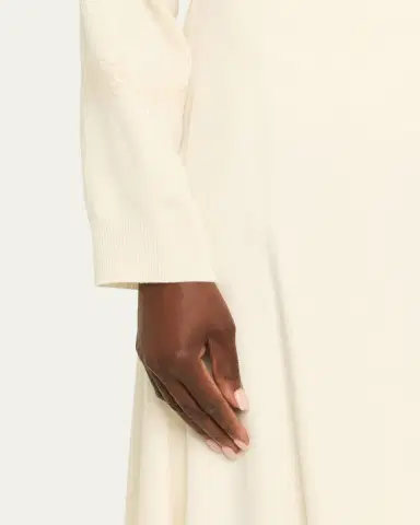 Brunello Cucinelli Wool-Stretch A-Line Midi Skirt | Thumbnail 5 Brunello Cucinelli Wool-Stretch A-Line Midi Skirt | Thumbnail 5