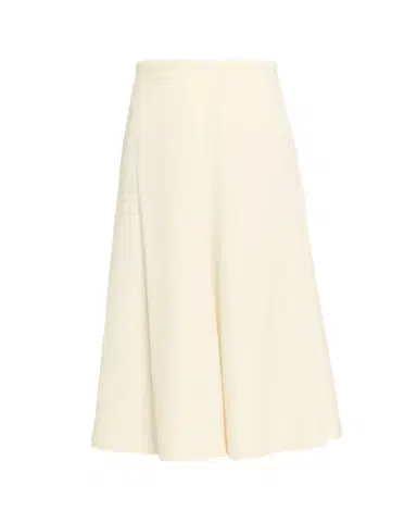Brunello Cucinelli Wool-Stretch A-Line Midi Skirt | Thumbnail 1 Brunello Cucinelli Wool-Stretch A-Line Midi Skirt | Thumbnail 1