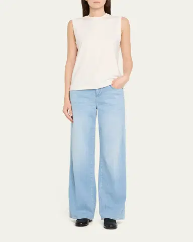 L'AGENCE Alicent High-Rise Sneaker Jeans | Thumbnail 2 L'AGENCE Alicent High-Rise Sneaker Jeans | Thumbnail 2