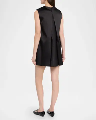 RÓHE Sculptural Satin Mini Cape Dress | Thumbnail 6 RÓHE Sculptural Satin Mini Cape Dress | Thumbnail 6