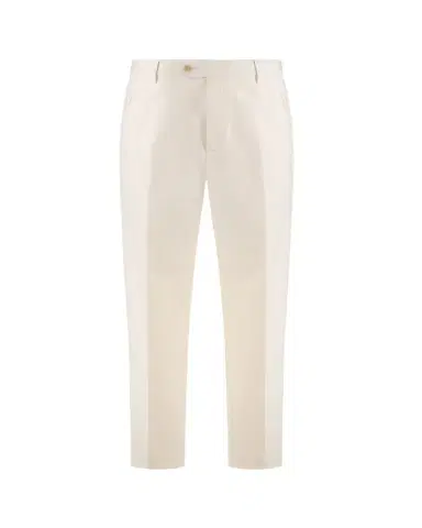 Umit Benan Men's Brushed Cotton Trousers | Thumbnail 1 Umit Benan Men's Brushed Cotton Trousers | Thumbnail 1