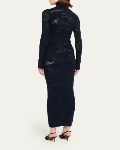 Alaïa Floral Lace Maxi Dress | Thumbnail 3 Alaïa Floral Lace Maxi Dress | Thumbnail 3