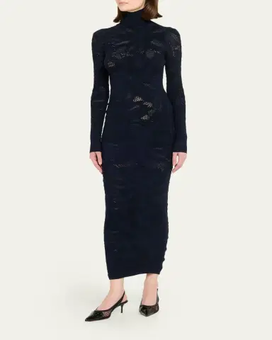 Alaïa Floral Lace Maxi Dress | Thumbnail 4 Alaïa Floral Lace Maxi Dress | Thumbnail 4