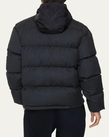 Burberry Men's Wool Snowdon Down Puffer Jacket | Thumbnail 2 Burberry Men's Wool Snowdon Down Puffer Jacket | Thumbnail 2