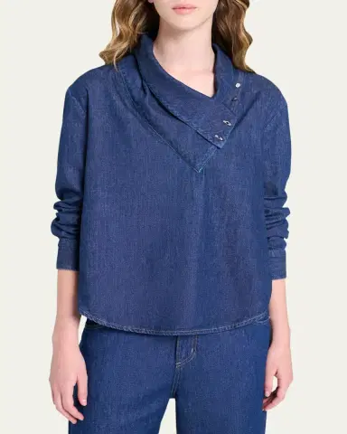 TWP My Maria Denim Shirt | Thumbnail 4 TWP My Maria Denim Shirt | Thumbnail 4