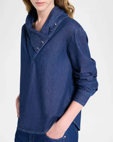 TWP My Maria Denim Shirt | Thumbnail 9 TWP My Maria Denim Shirt | Thumbnail 9