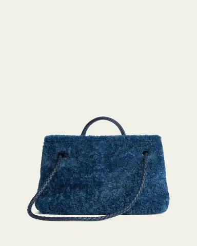 Bottega Veneta Andiamo Small Shearling Top-Handle Bag | Thumbnail 3 Bottega Veneta Andiamo Small Shearling Top-Handle Bag | Thumbnail 3