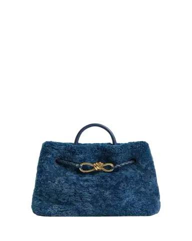 Bottega Veneta Andiamo Small Shearling Top-Handle Bag | Thumbnail 1 Bottega Veneta Andiamo Small Shearling Top-Handle Bag | Thumbnail 1