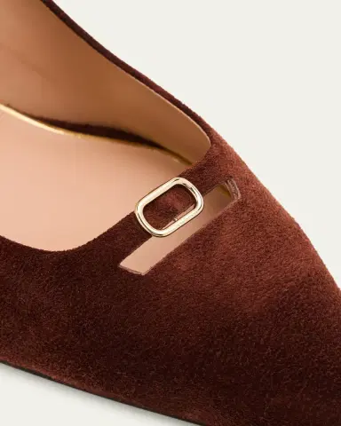 Santoni 55mm Sabine Suede Buckle Pumps | Thumbnail 10 Santoni 55mm Sabine Suede Buckle Pumps | Thumbnail 10
