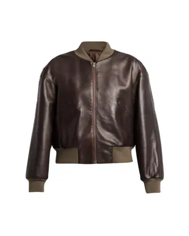 The Row Morisel Leather Bomber Jacket | Thumbnail 1 The Row Morisel Leather Bomber Jacket | Thumbnail 1