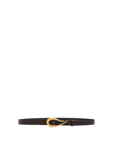 TWP Medium Leather Belt with Snake Buckle | Thumbnail 1 TWP Medium Leather Belt with Snake Buckle | Thumbnail 1