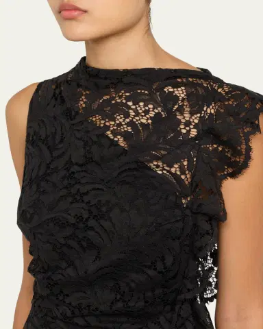 A.L.C. Astrid Draped Lace Dress | Thumbnail 5 A.L.C. Astrid Draped Lace Dress | Thumbnail 5