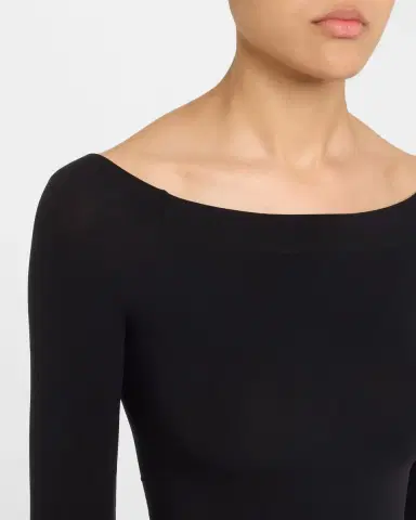 Commando Ballet Off-Shoulder Microfiber Bodysuit | Thumbnail 4 Commando Ballet Off-Shoulder Microfiber Bodysuit | Thumbnail 4