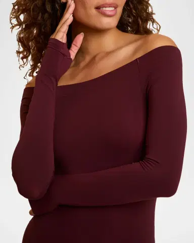 Commando Ballet Off-Shoulder Microfiber Bodysuit | Thumbnail 7 Commando Ballet Off-Shoulder Microfiber Bodysuit | Thumbnail 7