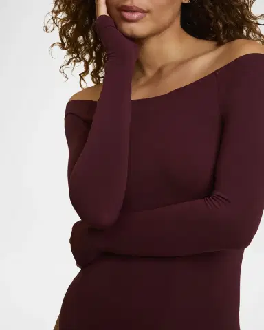 Commando Ballet Off-Shoulder Microfiber Bodysuit | Thumbnail 8 Commando Ballet Off-Shoulder Microfiber Bodysuit | Thumbnail 8