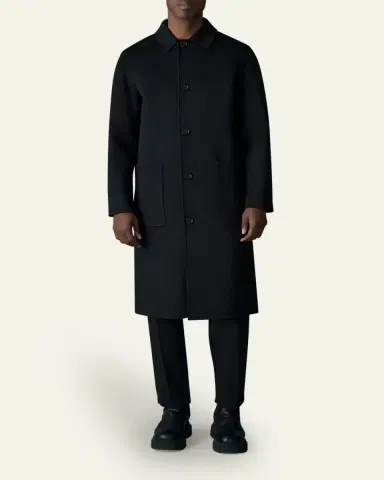Mackage Men's Beckett Handmade Wool Overcoat | Thumbnail 2 Mackage Men's Beckett Handmade Wool Overcoat | Thumbnail 2