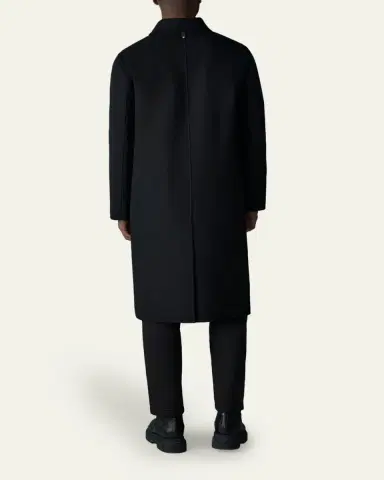Mackage Men's Beckett Handmade Wool Overcoat | Thumbnail 3 Mackage Men's Beckett Handmade Wool Overcoat | Thumbnail 3