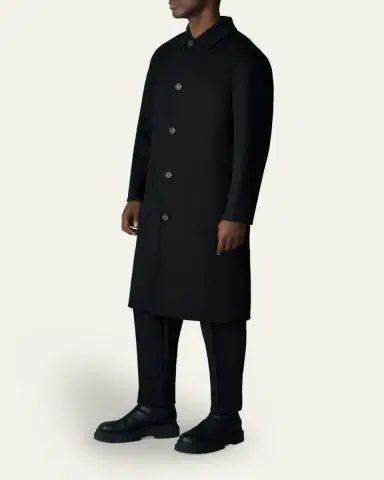 Mackage Men's Beckett Handmade Wool Overcoat | Thumbnail 4 Mackage Men's Beckett Handmade Wool Overcoat | Thumbnail 4