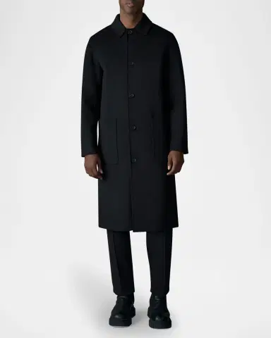 Mackage Men's Beckett Handmade Wool Overcoat | Thumbnail 6 Mackage Men's Beckett Handmade Wool Overcoat | Thumbnail 6