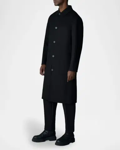 Mackage Men's Beckett Handmade Wool Overcoat | Thumbnail 8 Mackage Men's Beckett Handmade Wool Overcoat | Thumbnail 8