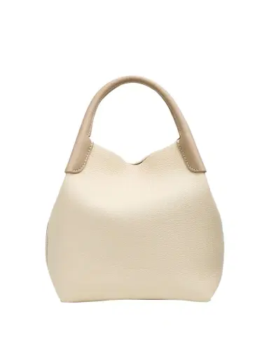 Loro Piana Bale Two-Tone Leather Bucket Shoulder Bag | Thumbnail 1 Loro Piana Bale Two-Tone Leather Bucket Shoulder Bag | Thumbnail 1