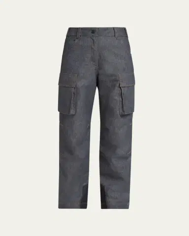 Moncler Grenoble Padded Denim Ski Pants | Thumbnail 5 Moncler Grenoble Padded Denim Ski Pants | Thumbnail 5