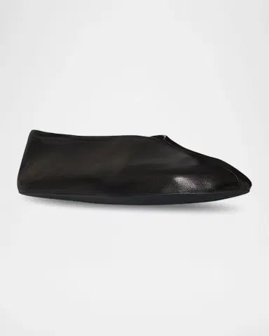 The Row Stella Leather Slippers | Thumbnail 7 The Row Stella Leather Slippers | Thumbnail 7