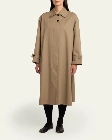 The Row Lolana Single-Breasted Long Trench Coat | Thumbnail 4 The Row Lolana Single-Breasted Long Trench Coat | Thumbnail 4