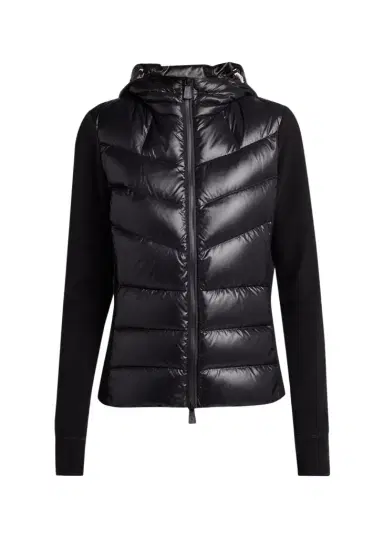 Moncler Grenoble Padded Down Zip-Up Hoodie Cardigan | Thumbnail 1 Moncler Grenoble Padded Down Zip-Up Hoodie Cardigan | Thumbnail 1