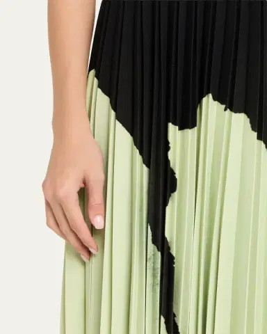 Jason Wu Collection Pleated Abstract-Print Midi Dress | Thumbnail 5 Jason Wu Collection Pleated Abstract-Print Midi Dress | Thumbnail 5