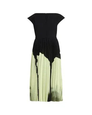 Jason Wu Collection Pleated Abstract-Print Midi Dress | Thumbnail 1 Jason Wu Collection Pleated Abstract-Print Midi Dress | Thumbnail 1