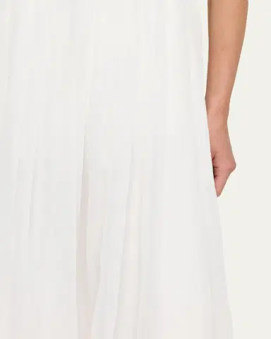 Brunello Cucinelli Cotton Organza Pull-On Midi Skirt | Thumbnail 5 Brunello Cucinelli Cotton Organza Pull-On Midi Skirt | Thumbnail 5