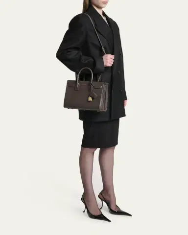 Saint Laurent Sac De Jour Baby Top-Handle Bag in Smooth Leather | Thumbnail 13 Saint Laurent Sac De Jour Baby Top-Handle Bag in Smooth Leather | Thumbnail 13