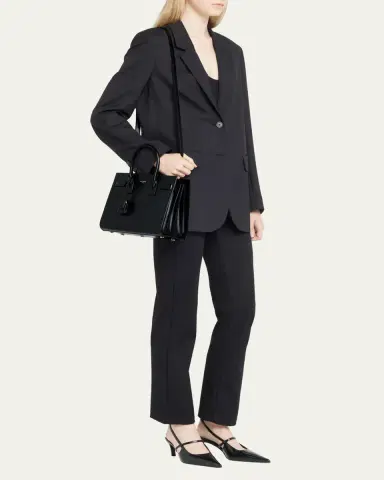 Saint Laurent Sac De Jour Baby Top-Handle Bag in Smooth Leather | Thumbnail 5 Saint Laurent Sac De Jour Baby Top-Handle Bag in Smooth Leather | Thumbnail 5