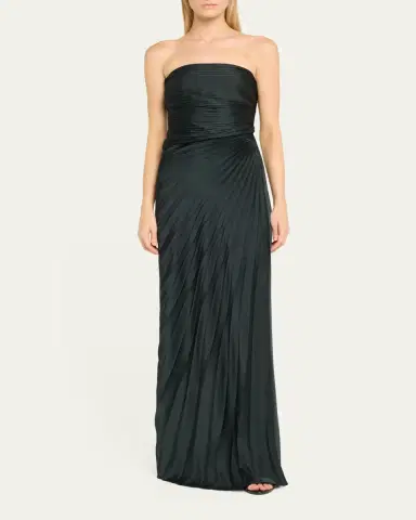 A.L.C. Bianca Pleated Strapless Gown | Thumbnail 14 A.L.C. Bianca Pleated Strapless Gown | Thumbnail 14