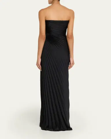 A.L.C. Bianca Pleated Strapless Gown | Thumbnail 3 A.L.C. Bianca Pleated Strapless Gown | Thumbnail 3