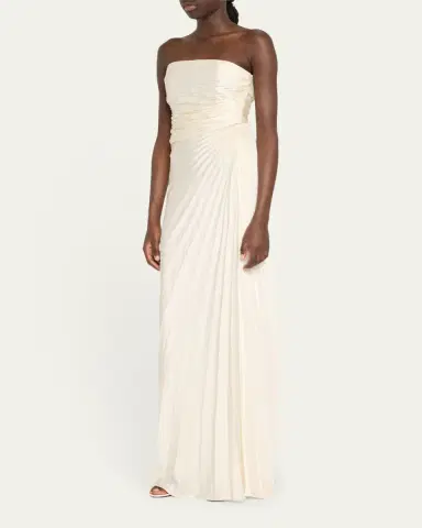 A.L.C. Bianca Pleated Strapless Gown | Thumbnail 8 A.L.C. Bianca Pleated Strapless Gown | Thumbnail 8