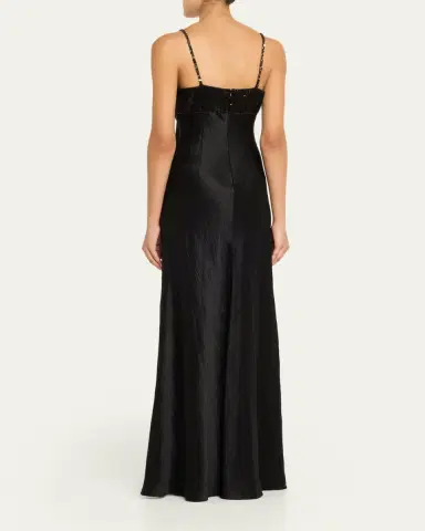 Jason Wu Collection Bead & Sequin Washed Twill Slip Gown | Thumbnail 3 Jason Wu Collection Bead & Sequin Washed Twill Slip Gown | Thumbnail 3