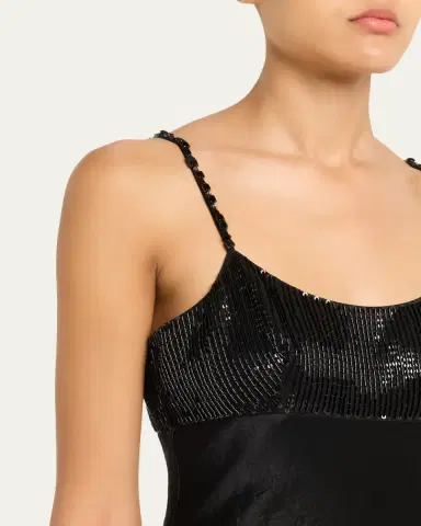 Jason Wu Collection Bead & Sequin Washed Twill Slip Gown | Thumbnail 5 Jason Wu Collection Bead & Sequin Washed Twill Slip Gown | Thumbnail 5