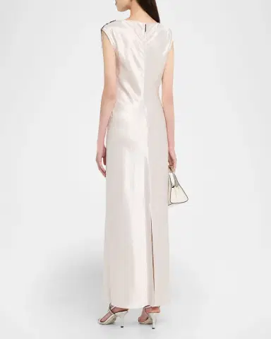 Jason Wu Collection Embellished Washed Twill Column Gown | Thumbnail 7 Jason Wu Collection Embellished Washed Twill Column Gown | Thumbnail 7