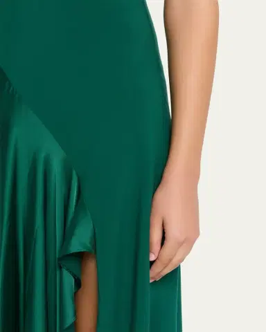Diane von Furstenberg Araminta Bias-Cut Stretch Satin Midi Dress | Thumbnail 5 Diane von Furstenberg Araminta Bias-Cut Stretch Satin Midi Dress | Thumbnail 5
