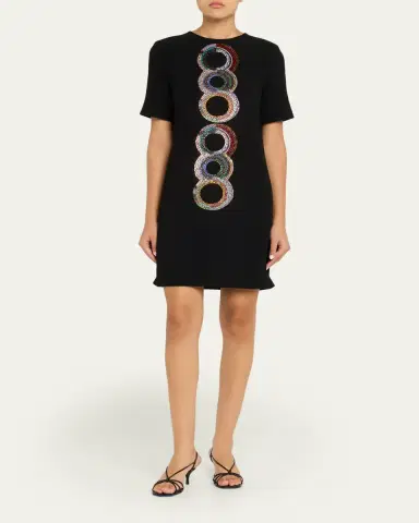 Libertine Sonia Crystal Short-Sleeve Shift Dress | Thumbnail 2 Libertine Sonia Crystal Short-Sleeve Shift Dress | Thumbnail 2