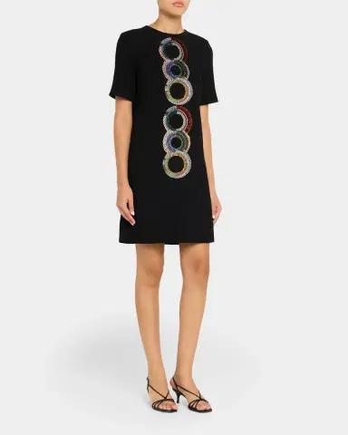 Libertine Sonia Crystal Short-Sleeve Shift Dress | Thumbnail 8 Libertine Sonia Crystal Short-Sleeve Shift Dress | Thumbnail 8