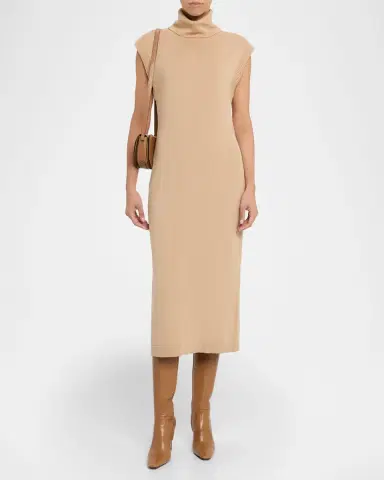 SIMKHAI Cashmere-Cotton Sleeveless Sweater Dress | Thumbnail 6 SIMKHAI Cashmere-Cotton Sleeveless Sweater Dress | Thumbnail 6