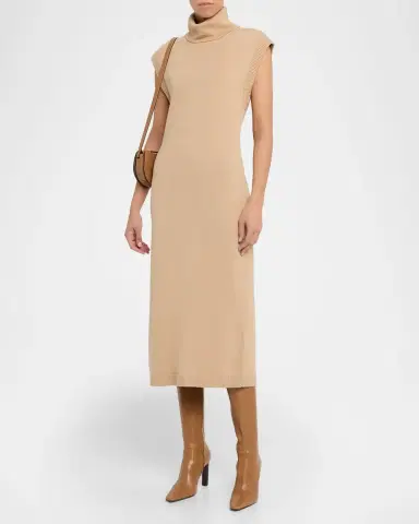 SIMKHAI Cashmere-Cotton Sleeveless Sweater Dress | Thumbnail 8 SIMKHAI Cashmere-Cotton Sleeveless Sweater Dress | Thumbnail 8
