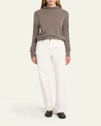 THE ROW Missa Cashmere Knit Hooded Sweater | Thumbnail 2 THE ROW Missa Cashmere Knit Hooded Sweater | Thumbnail 2