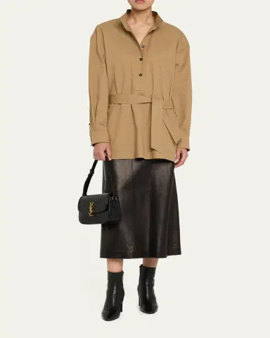 Saint Laurent Solferino Medium YSL Shoulder Bag in Smooth Leather | Thumbnail 11 Saint Laurent Solferino Medium YSL Shoulder Bag in Smooth Leather | Thumbnail 11